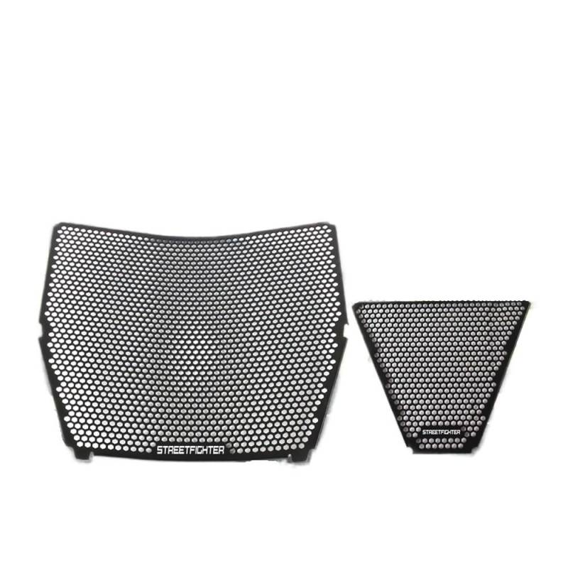 Retikulationsbox des Motorradwassers Motorrad für Kühler Schutzfolie Grill Abdeckung Grille Schutz Für Ducati Streetfighter V4 V4SP SP2 2023 2024(B) von SHENH