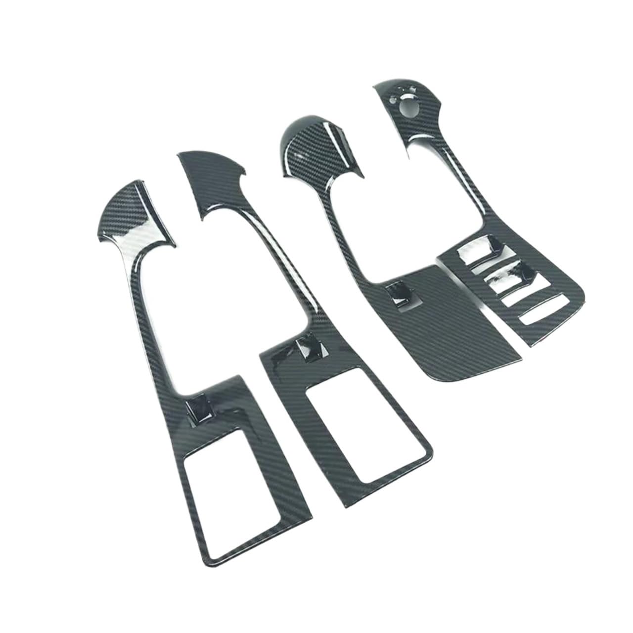 SHENH Auto-Zierleiste Mittelsteuerung Auto Fenster Für Glas Hebe Tasten Rahmen Dekoration Abdeckung Für A6 C6 2005-2011 LHD Tür Armlehne Panel Trim von SHENH