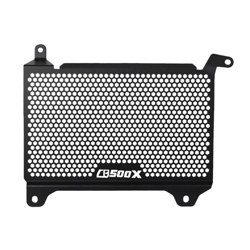 SHENH Retikulationsbox des Motorradwassers Für CB500X CB 500X CB500 X 2019 2020 2021 2022 2023 für Kühlerschutz für Tank Kühlergrill für Motorkühlerschutz Mesh Cover(Black CB500X) von SHENH