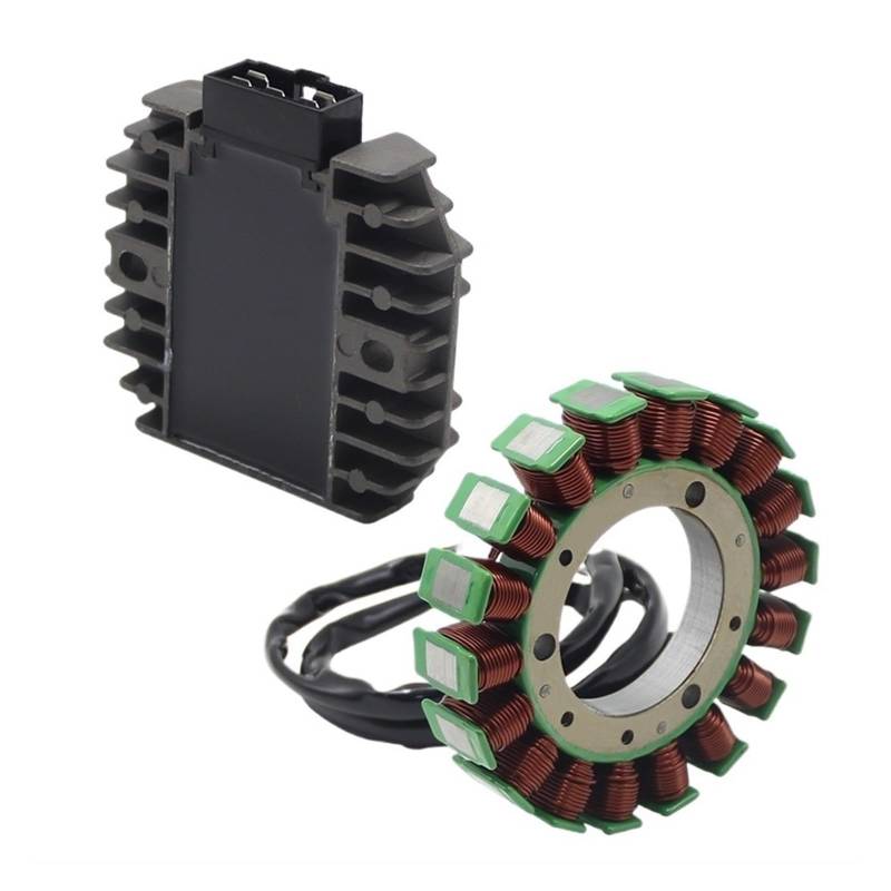 Spule für E-Feuerwehrmotoren für Motorräder Motorrad Magneto Stator Spule Spannungsreglergleichrichter Für Yamaha XVS650 Drag Für Star XVS 650 400 4VR-81410-00 4JH-81960-01 von SHENH