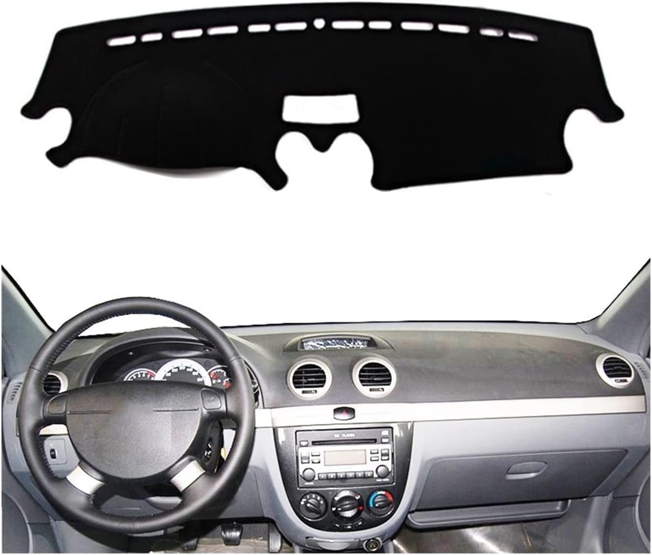 Armaturenbrettteppiche Rutschfeste Matte Auto-Armaturenbrett-Abdeckung für Armaturenbrett-Matte Sonnenschutzpolster für Holden für Viva J200 2004-2013(2) von SHENHUO