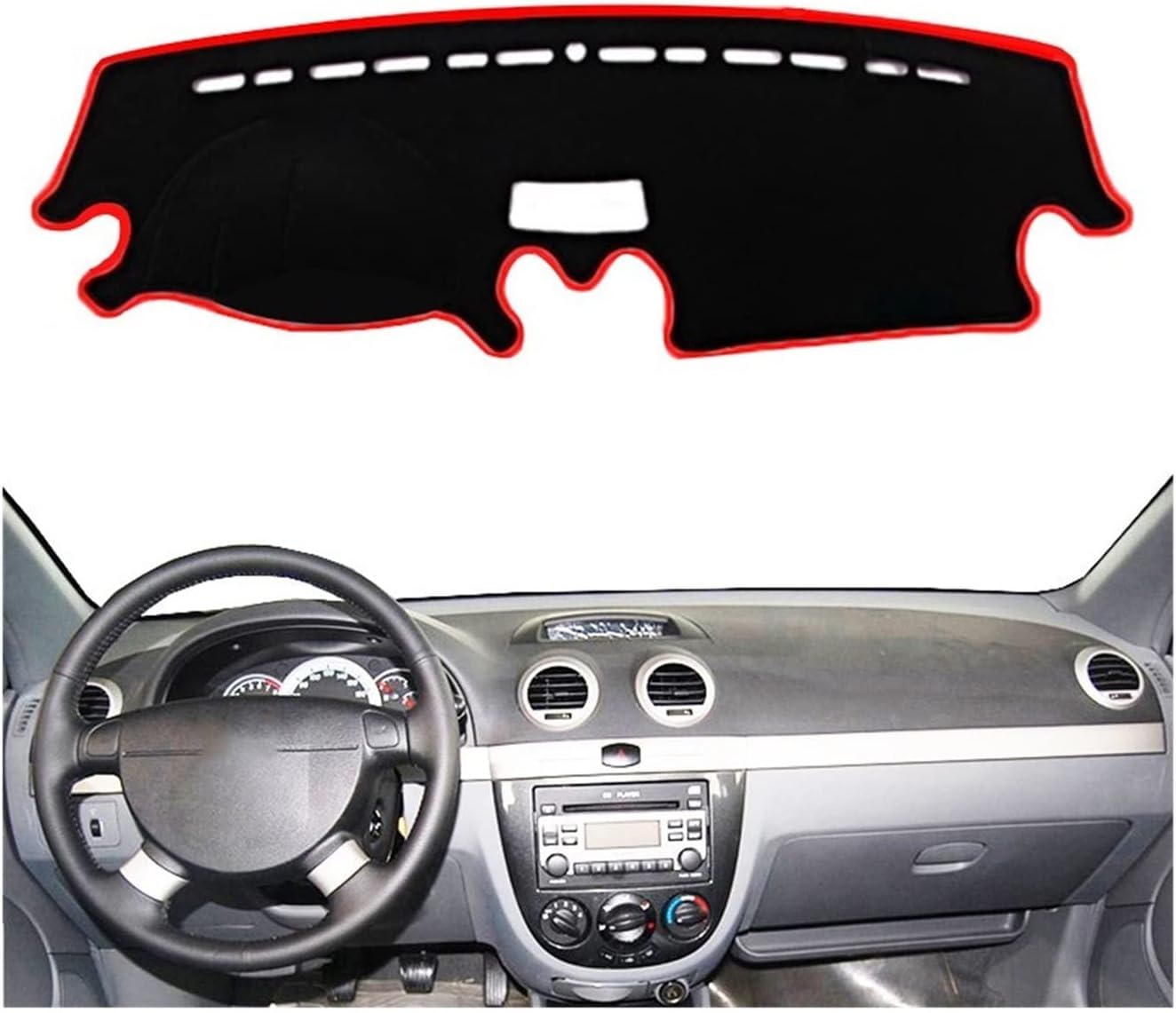 Armaturenbrettteppiche Rutschfeste Matte Auto-Armaturenbrett-Abdeckung für Armaturenbrett-Matte Sonnenschutzpolster für Holden für Viva J200 2004-2013(Rear Right) von SHENHUO