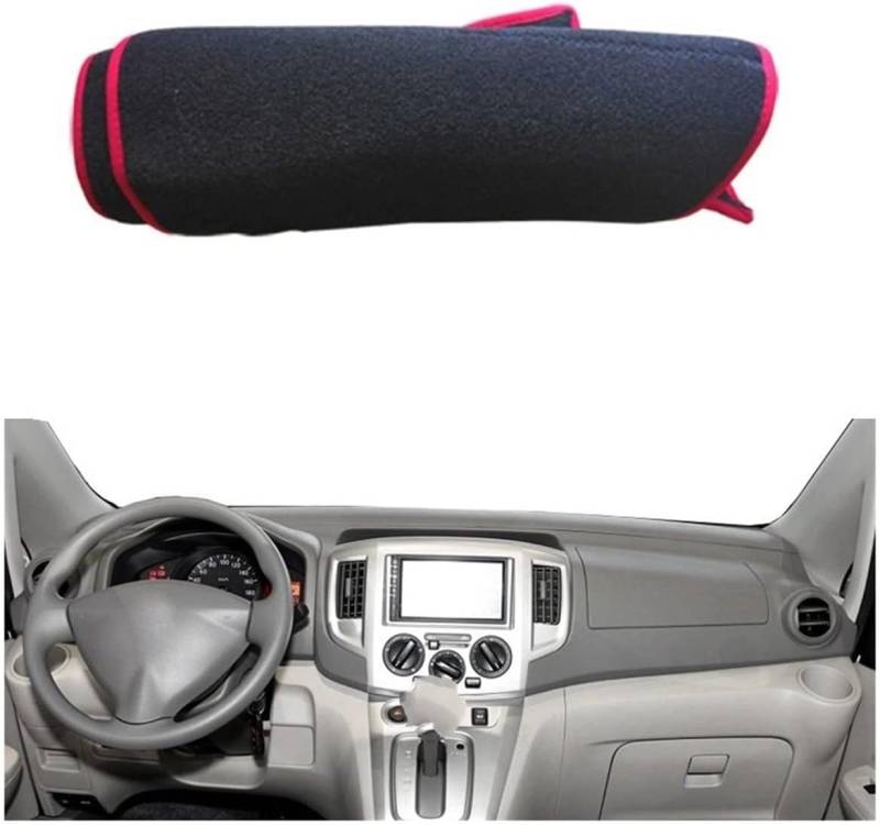 Armaturenbrettteppiche Rutschfeste Matte für Nissan NV200 2010-2018 LHD RHD Auto Armaturenbrett-Abdeckung Teppich Cape Teppich Pad Teppich für Dashmat Sonnenschutz Pad(Lhd 3) von SHENHUO