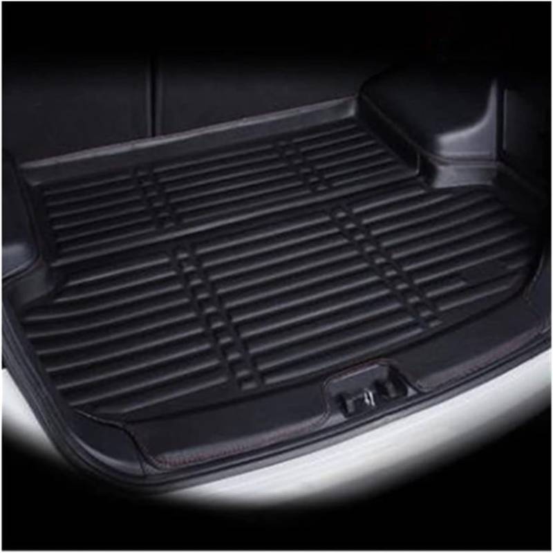 Auto-Fußmatten Kofferraummatten für Skoda für Octavia A7 2014 2015 2016 2017 2018 2019 Auto-Styling Kofferraumwanne Kofferraumwanne Cargo Mat Tray Boden(Schwarz) von SHENHUO