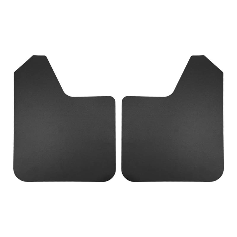 Auto-Schmutzfänger Auto-Universal-Schmutzfänger, Reifenspritzer-Modifikationszubehör, einfache Verschleißfestigkeit und Faltfestigkeit, rot und schwarz(Black 2pcs) von SHENHUO