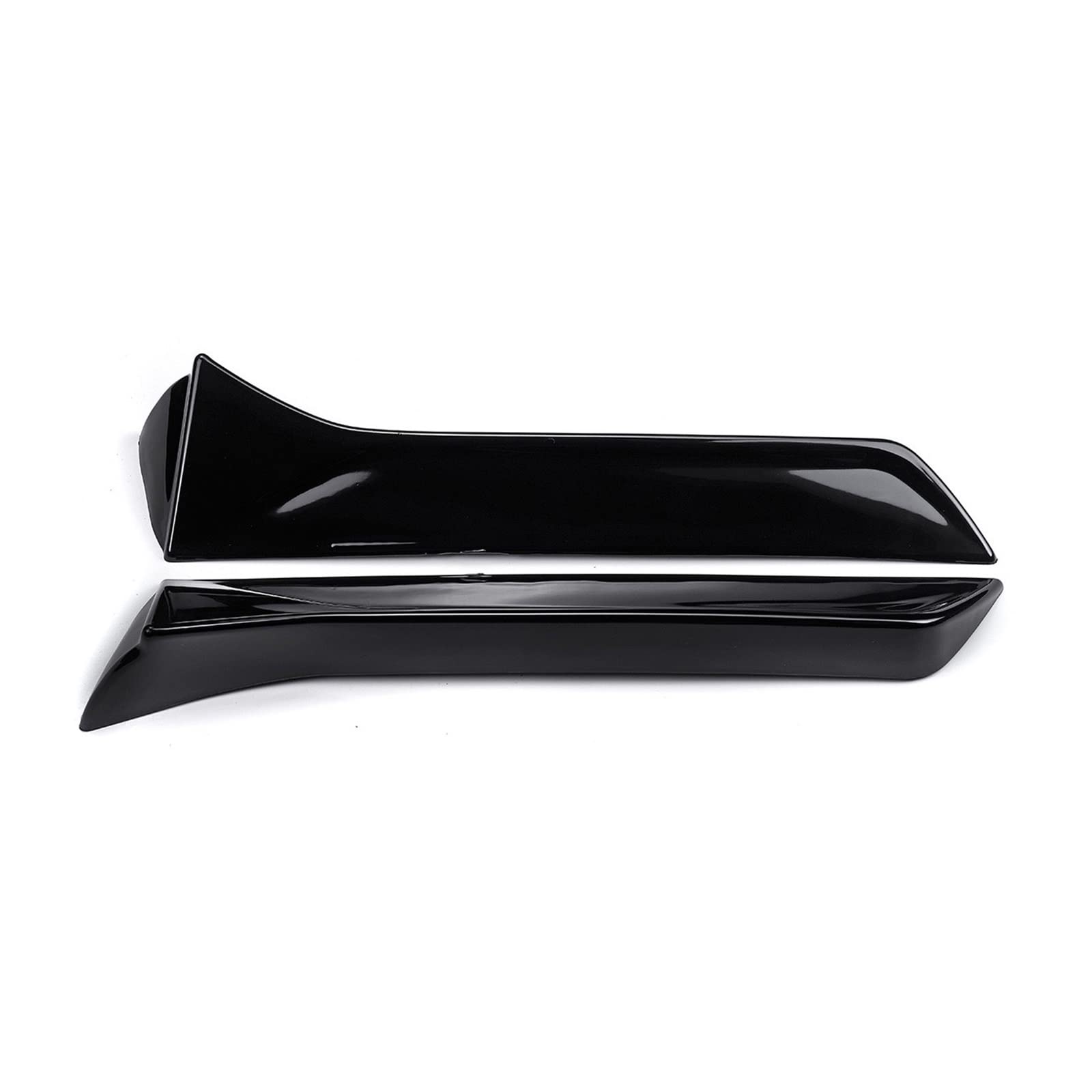 Auto-Schmutzfänger Für Seat für Leon 5F FR Mk3 MK3.5 2 Stück Autofensterverkleidung Lippenspoiler Aleron Heckdachflügelseite für Randheckklappe hinten(Glossy Black) von SHENHUO