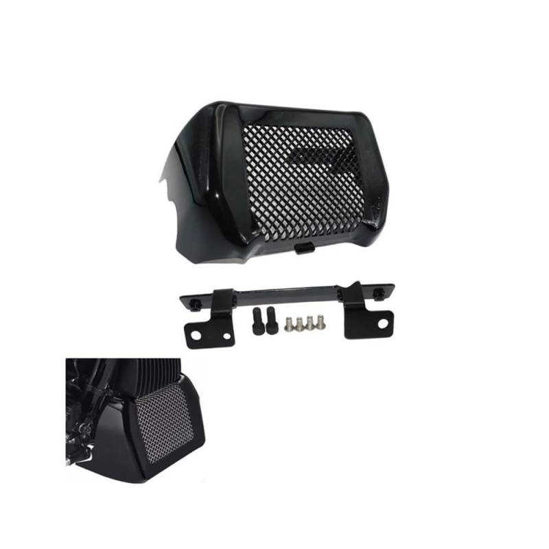 Motorradwasser -Retikul Motorrad-Ölkühler-Abdeckungsgehäuse-Kit für mit Halterung für Kühlerwasser für Tank für Harley für Touring Street für Road Glide für Road King ab 2017(Oil Cooler Cover) von SHENHUO