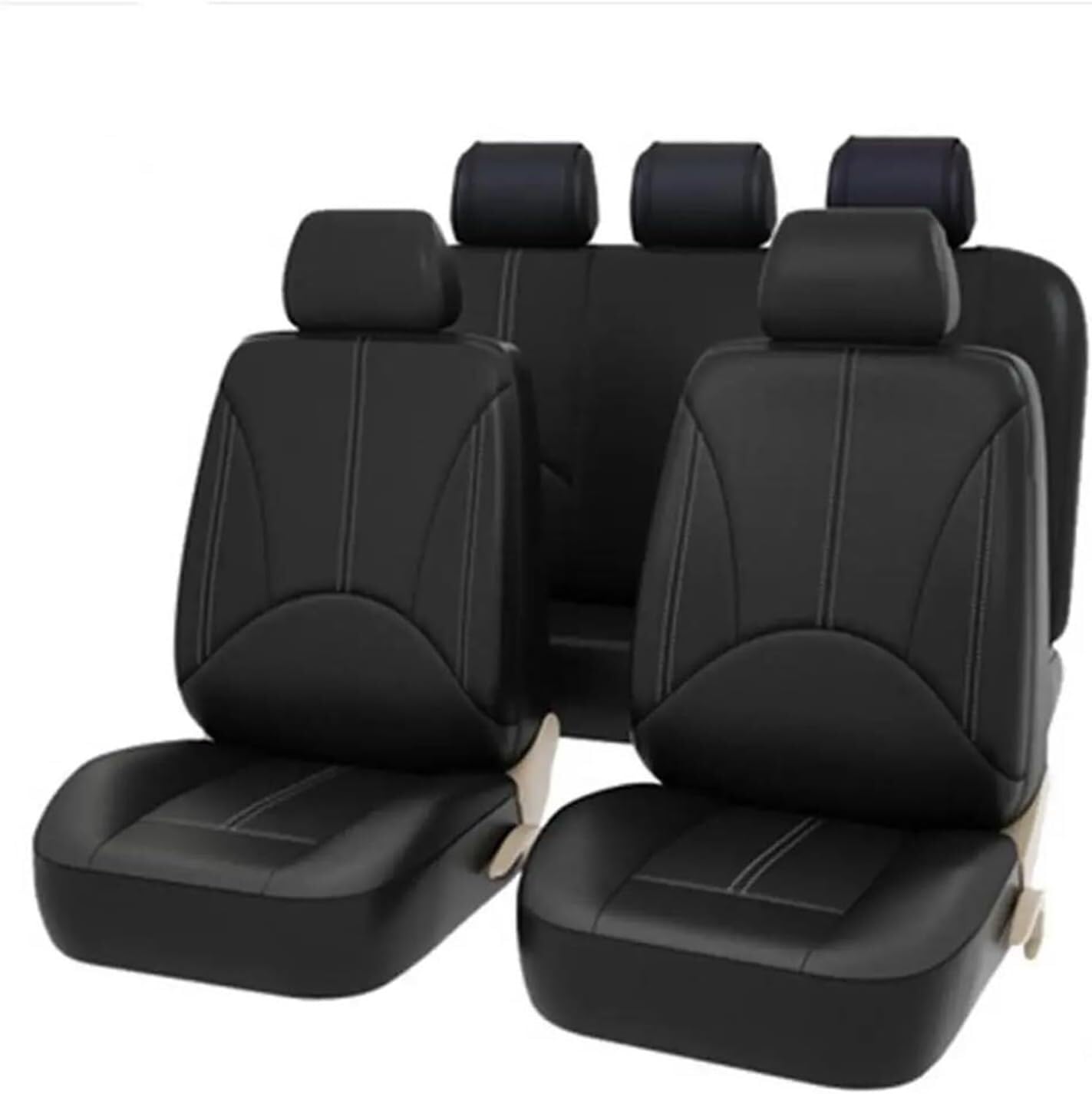 SHENHUO Autositzbezug-Set Auto für Sitzbezug-Sets Zubehör Styling für Sitzbezug für VW für Passat B5 für Polo für Golf für Tiguan für Jetta für Touran(5) von SHENHUO