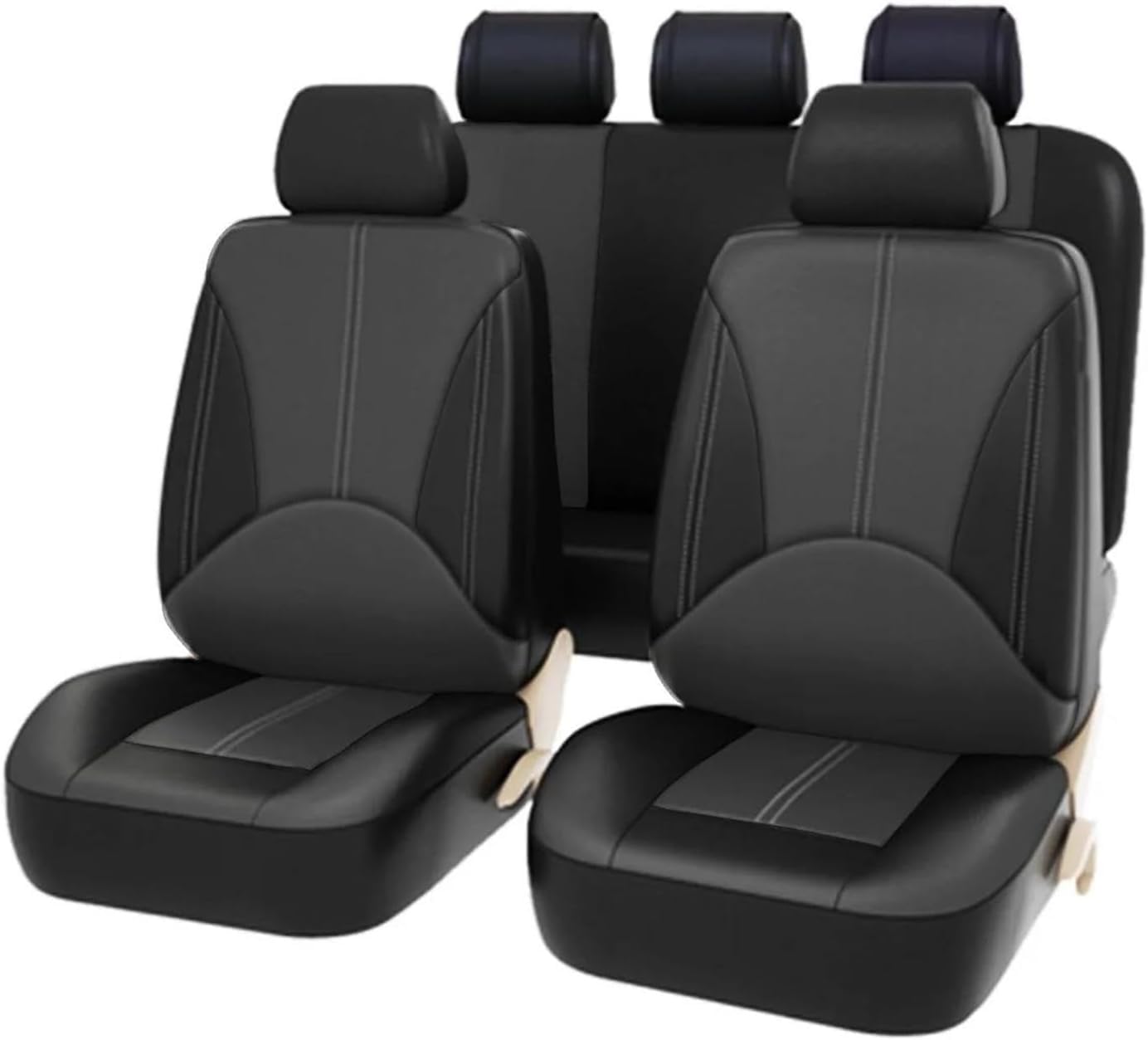 SHENHUO Autositzbezug-Set Autositzbezug-Sets für VW für CC für T-ROC für Golf 6 für Passat B5, komplettes Surround-Auto-Innenzubehör(3) von SHENHUO