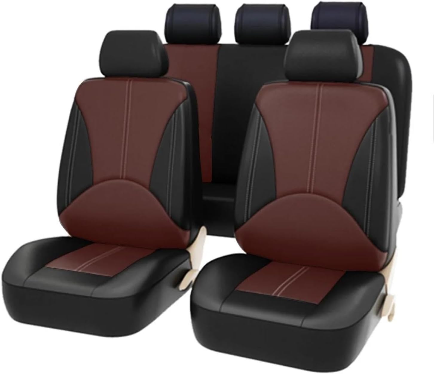 SHENHUO Autositzbezug-Set Autositzbezug-Sets für VW für CC für T-ROC für Golf 6 für Passat B5, komplettes Surround-Auto-Innenzubehör(4) von SHENHUO