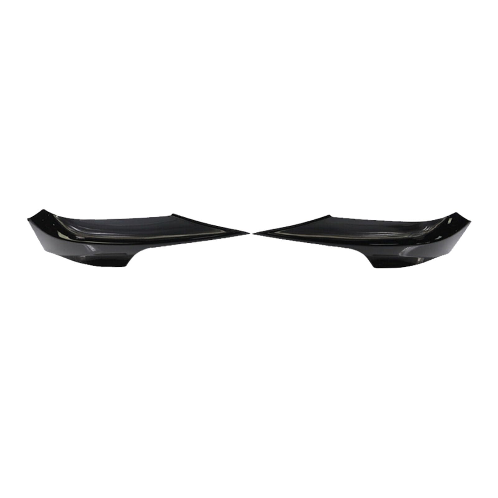 SHENHUO Fahrzeug-Seitenspoiler 2 stücke ABS Auto Front Stoßstange Splitter Spoiler Lip Abdeckungen Glänzend Schwarz/Carbon Faser für BMW 3 Serie E92 für Coupe(Glossy Black) von SHENHUO