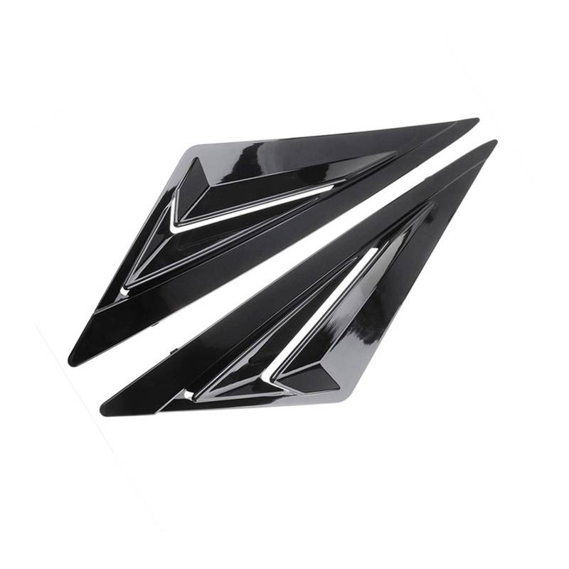 SHENHUO Fahrzeug-Seitenspoiler Für Hyundai für Elantra Avante CN7 2020 2021 Hinten Seite Fenster Lamellen Viertel Fenster Spoiler Panel Auto Zubehör(Black B) von SHENHUO