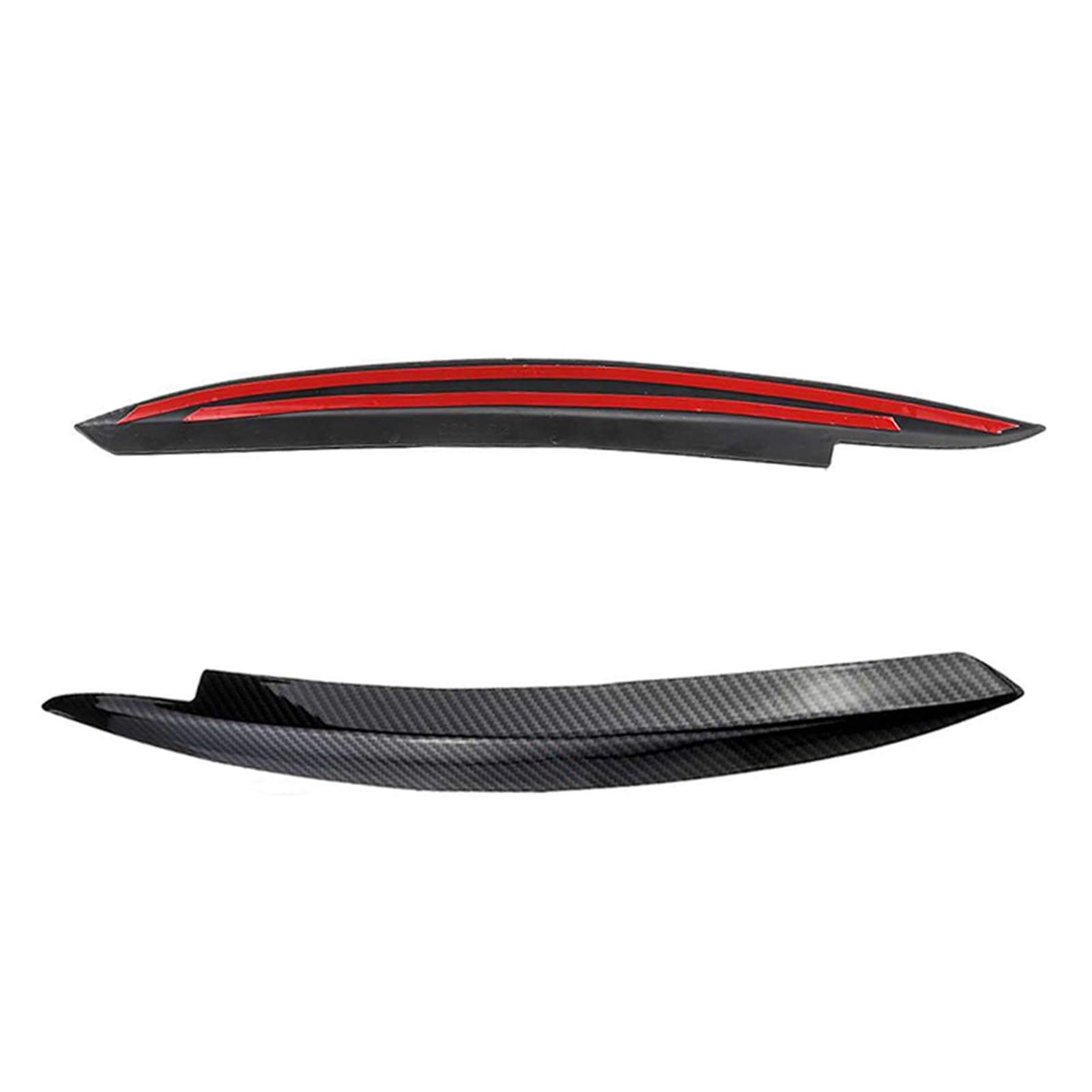 SHENHUO Fenster-Regenschutzstreifen Auto Scheinwerfer Augenbraue Augenlider Aufkleber Trim Abdeckung für Volkswagen für VW für Golf VI MK6 6 GTI 2008-2013 Scheinwerfer Augenlid(Carbon Pattern) von SHENHUO