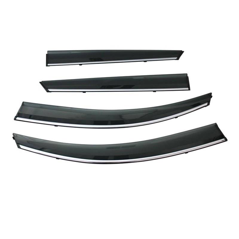 SHENHUO Fenster-Regenschutzstreifen Autofensterzubehör Seitenfensterabweiser Windvisier Sonne Regenschutz für Hyundai für Tucson 2015-2020(Chrome Strip) von SHENHUO