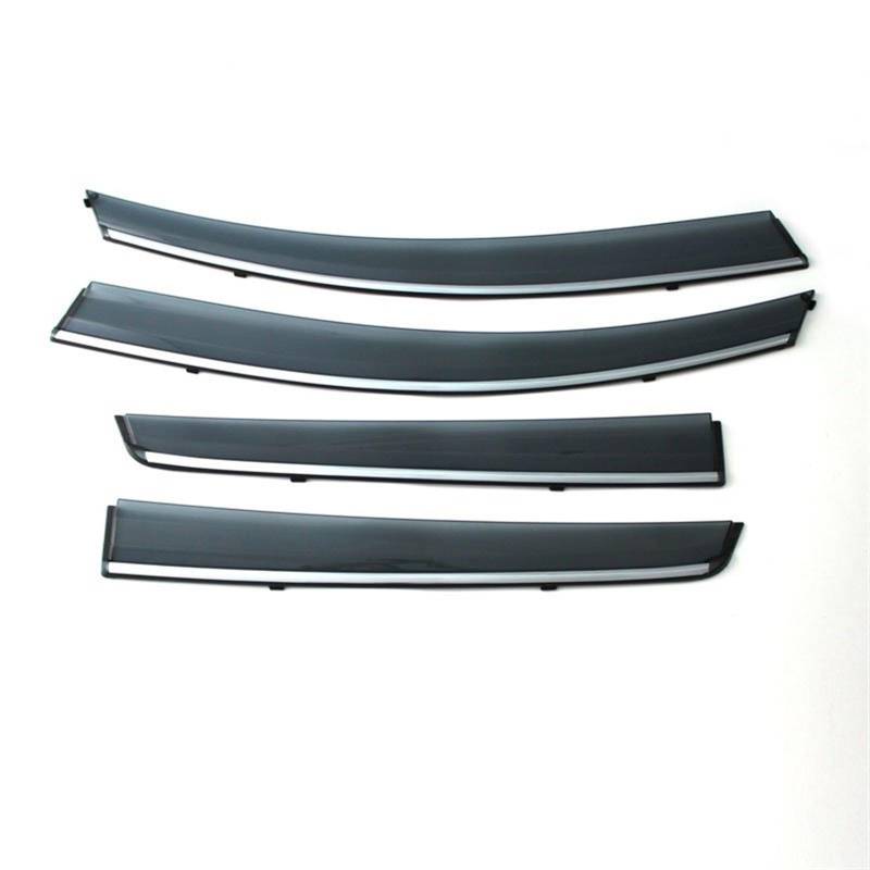 SHENHUO Fenster-Regenschutzstreifen Für Nissan für Qashqai J10 2008-2015 Autofenstervisier für Entlüftungsschattenabweiser Sonnen-/Regenschutz Türvisier(Chrome Strip) von SHENHUO