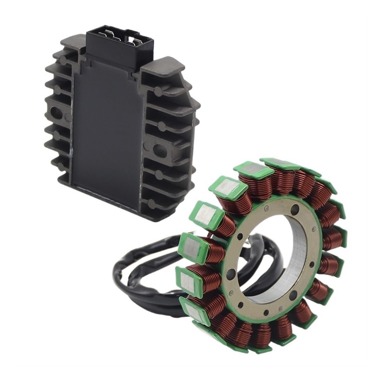 SHENHUO Spule für elektrisches Motorrad-Feuerwehrauto Motorrad Magneto Stator Spule Spannungsreglergleichrichter Für Yamaha XVS650 Drag Für Star XVS 650 400 4VR-81410-00 4JH-81960-01 von SHENHUO