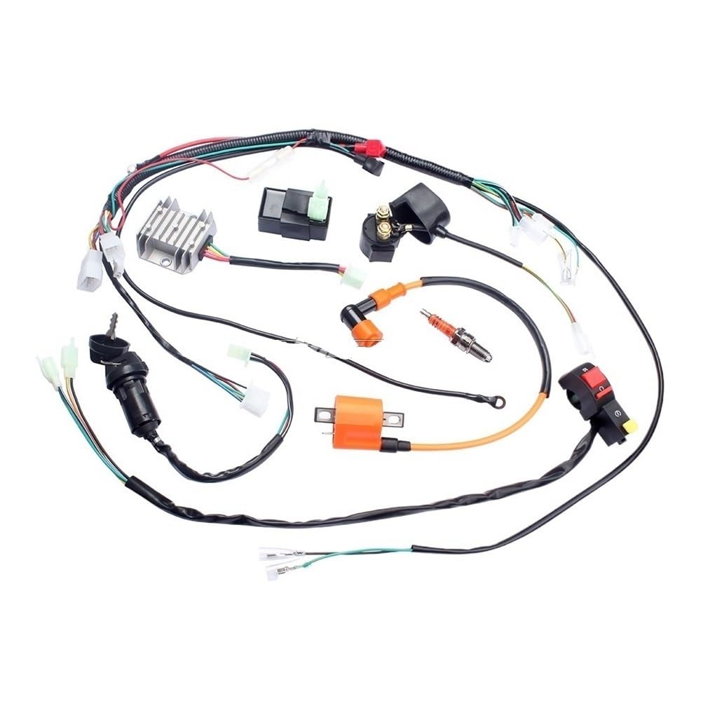 SHENHUO cdi Kompletter Elektrik-Kabelbaum Spark CDI-Zündspulen-Kits für 150 cc von SHENHUO