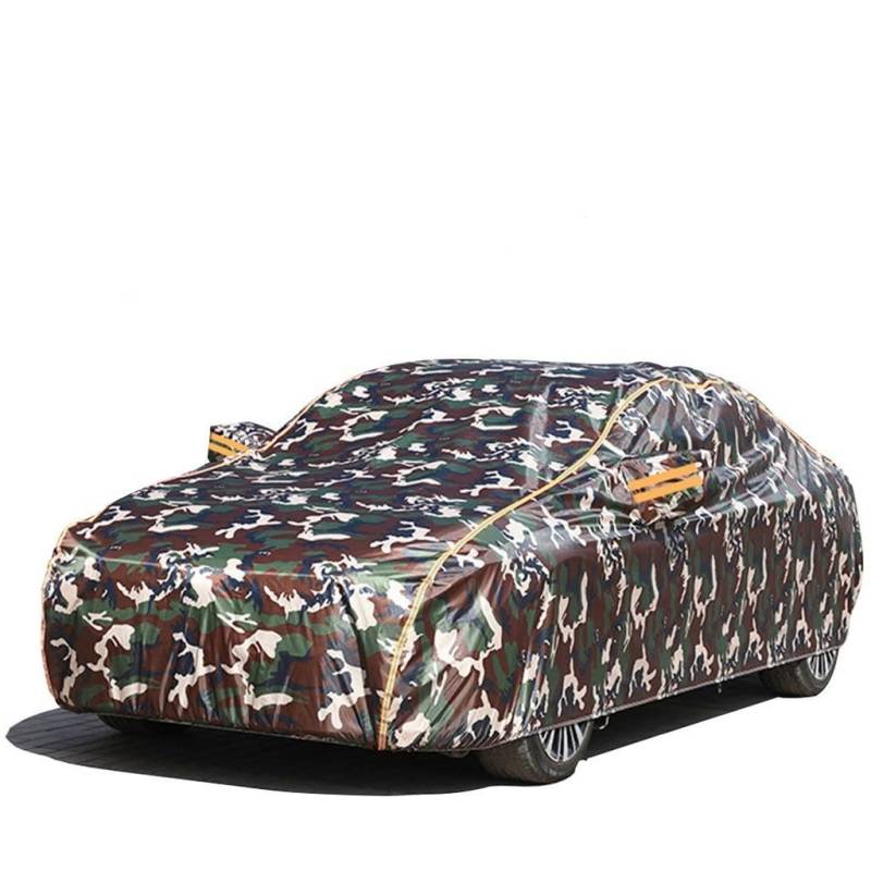 Auto wasserdichte Outdoor-Autoabdeckung | Für Toyota C-HR, Regen- und Kratzfeste Autoplane for den Innen- und Außenbereich mit Diebstahlsicherung (Color : Camouflage) von SHEYLE