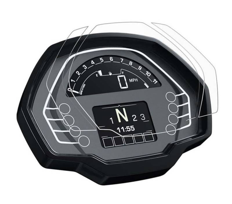 SHFORJCFME Instrumententafel Membran 2024- Für Daytona 660 Zubehör Scratch Cluster Screen Dashboard Für Daytona660 Motorrad Schutz Instrument Film Dashboard von SHFORJCFME