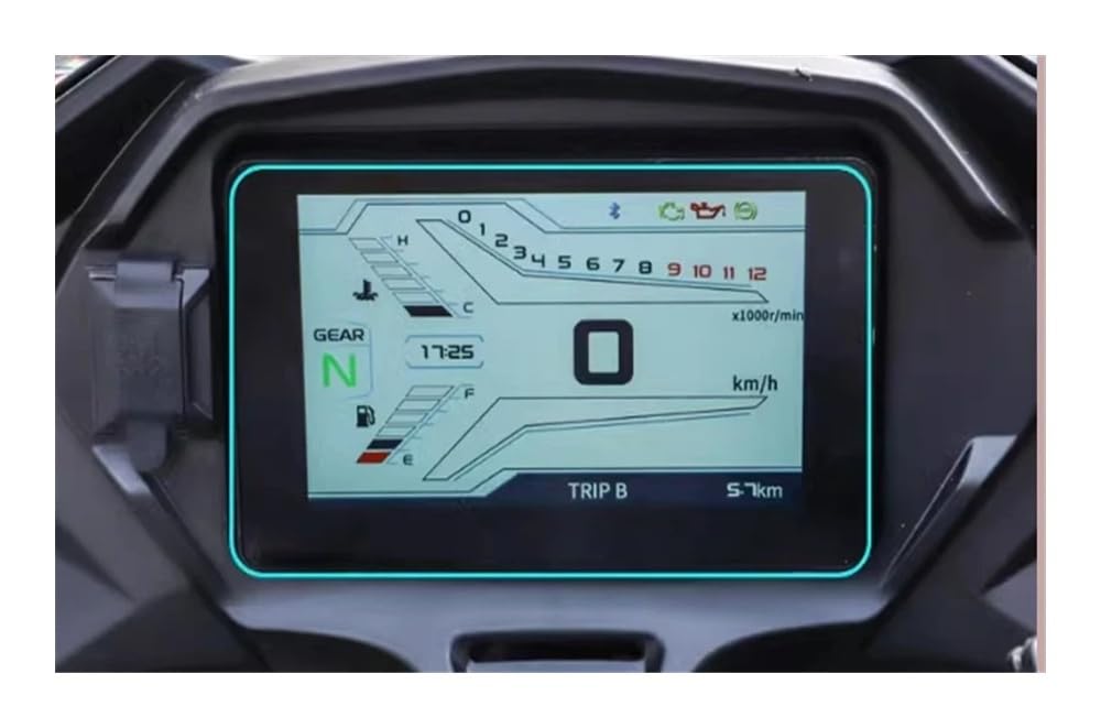 SHFORJCFME Instrumententafel Membran Motorrad Cluster Kratzschutz Film Dashboard Film Bildschirm Tacho Aufkleber Zubehör Moto Für Benda LFC700 LFC 700 von SHFORJCFME