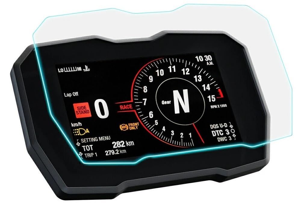 SHFORJCFME Instrumententafel Membran Passend Für Du&Cati Diavel V4 V 4 2023 + Motorrad-Armaturenbrett, HD-Cluster-Bildschirm, Kratzschutz, Nano-Glasfolie von SHFORJCFME