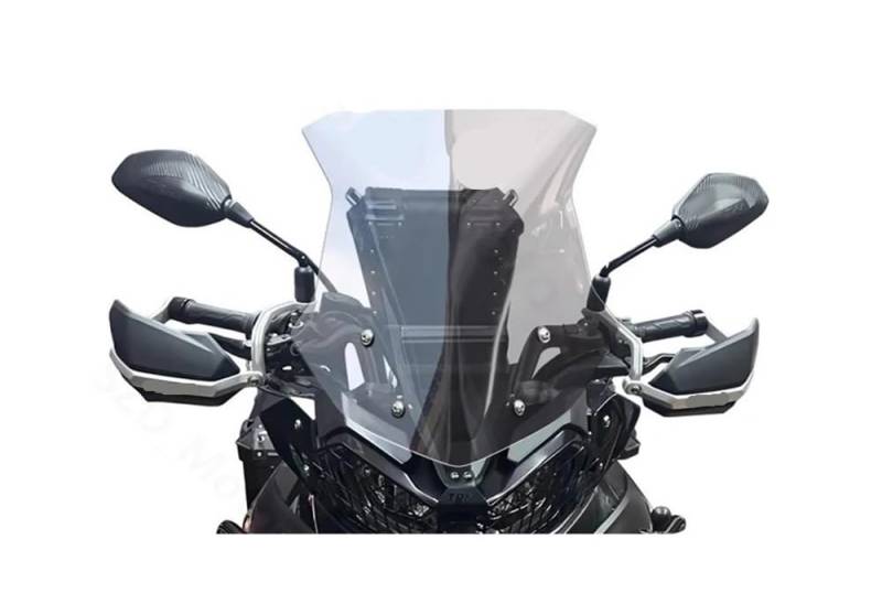 SHFORJCFME Motorrad Frontscheibe Für Be&Nelli TRK702 TRK702X TRK 702 702X Motorrad Windschutzscheibe Windschutz Windabweiser Frontglas Transparent von SHFORJCFME