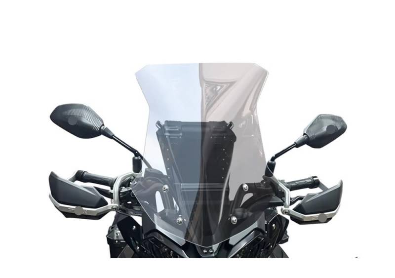 SHFORJCFME Motorrad Frontscheibe Für Be&Nelli TRK702 TRK702X TRK 702 702X Motorrad Windschutzscheibe Windschutz Windabweiser Frontglas Transparent von SHFORJCFME