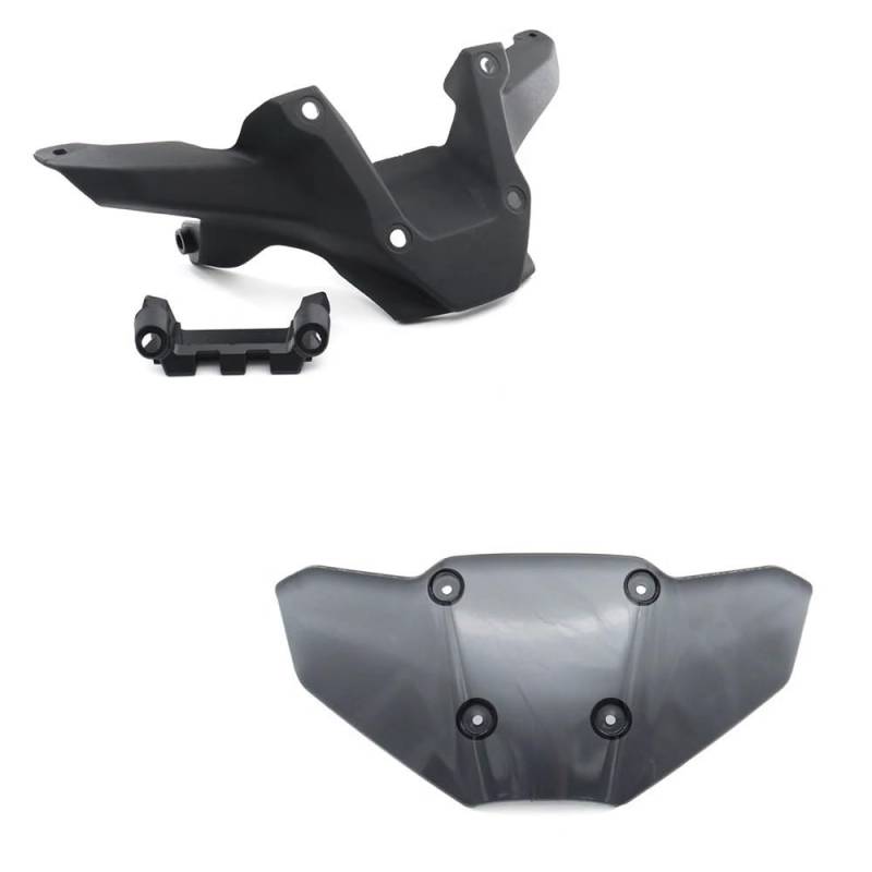 SHFORJCFME Motorrad Frontscheibe Für YAM&AHA MT 09 MT-09 SP 2024 Motorrad Zubehör Windschutzscheibe Frontscheibe Windabweiser Verkleidung Niedriger von SHFORJCFME