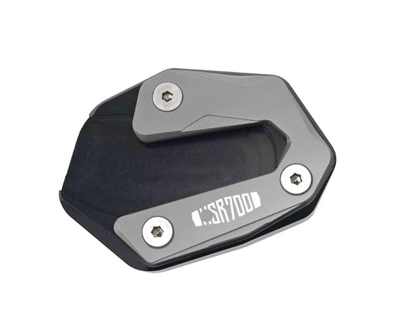 SHFORJCFME Motorrad Pad Stützplatte Für YAM&AHA XSR700 XSR Xsr 700 2014-2024 2023 Motorrad CNC Zubehör Ständer Fuß Seite Stehen Enlarger Pad & Reifen Ventil von SHFORJCFME