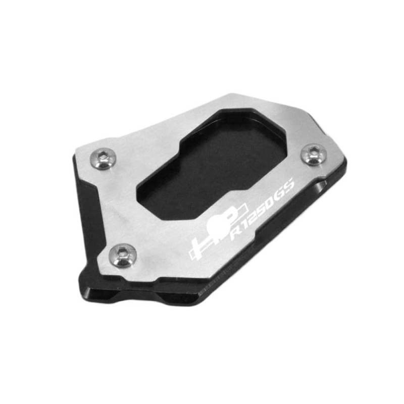 SHFORJCFME Motorrad Pad Stützplatte Motorrad Kickstand Fuß Seitenständer Verlängerung Pad Vergrößerer Stützplatte Für R1250GS Rallye R1250 GS 2018-2021 von SHFORJCFME