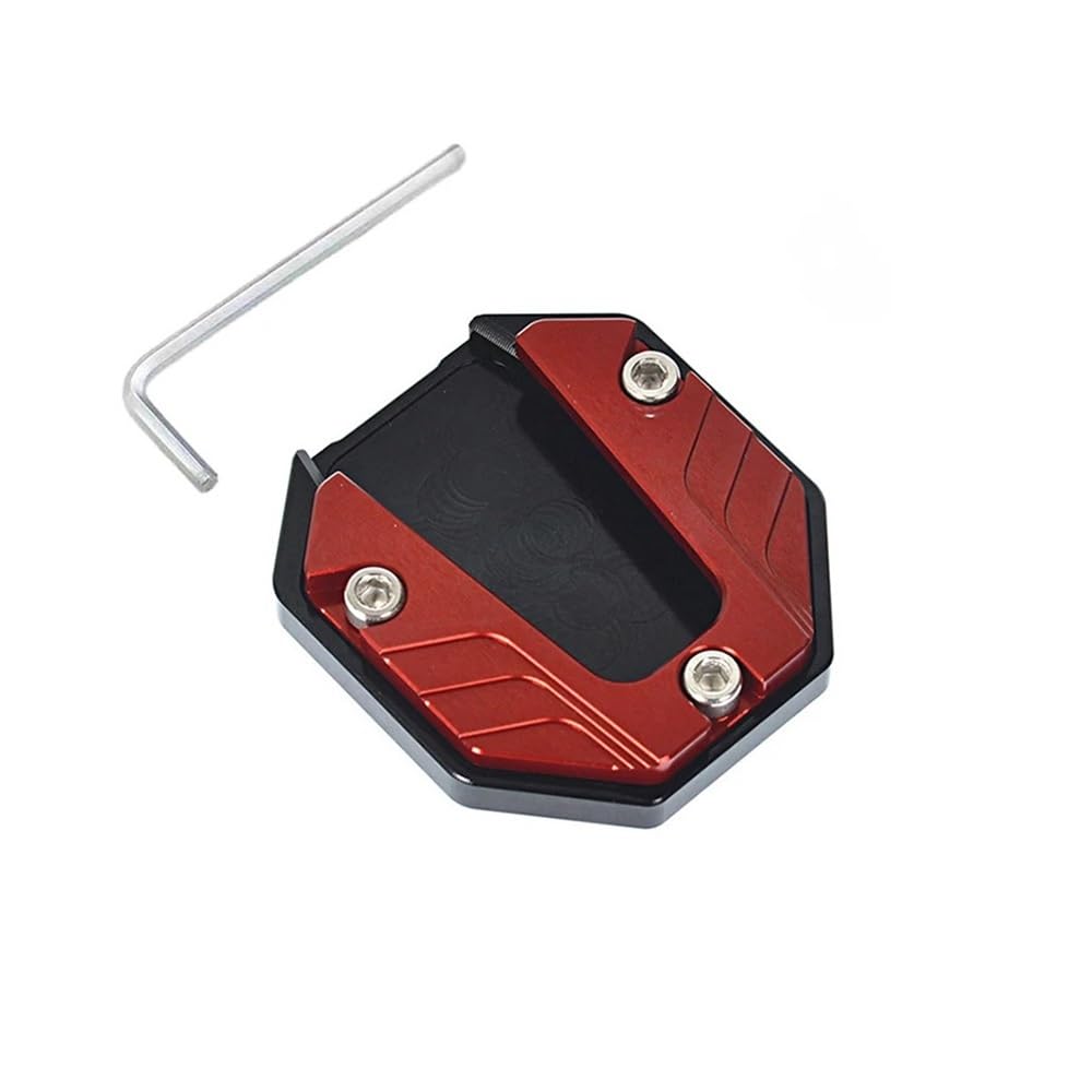 SHFORJCFME Motorrad Pad Stützplatte Motorrad Kickstand Fuß Seitenständer Verlängerung Pad Vergrößerer Stützplatte Motorrad Kickstand Fuß Zubehör von SHFORJCFME