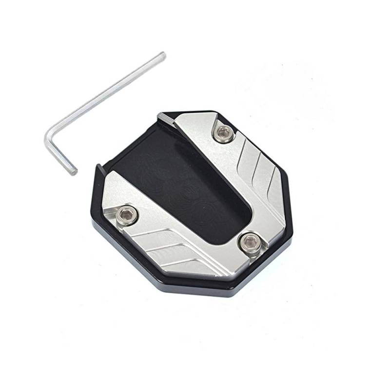 SHFORJCFME Motorrad Pad Stützplatte Motorrad Kickstand Fuß Seitenständer Verlängerung Pad Vergrößerer Stützplatte Motorrad Kickstand Fuß Zubehör von SHFORJCFME