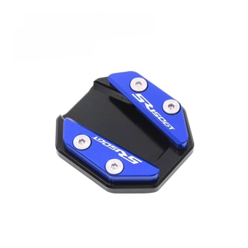 SHFORJCFME Motorrad Pad Stützplatte Motorrad Ständer Pad Anti-Slip Tempel Platte Basis Seite Stehen Grip Unterstützung Fuß Pad Basis FÜR SR125GT SR1 125 von SHFORJCFME