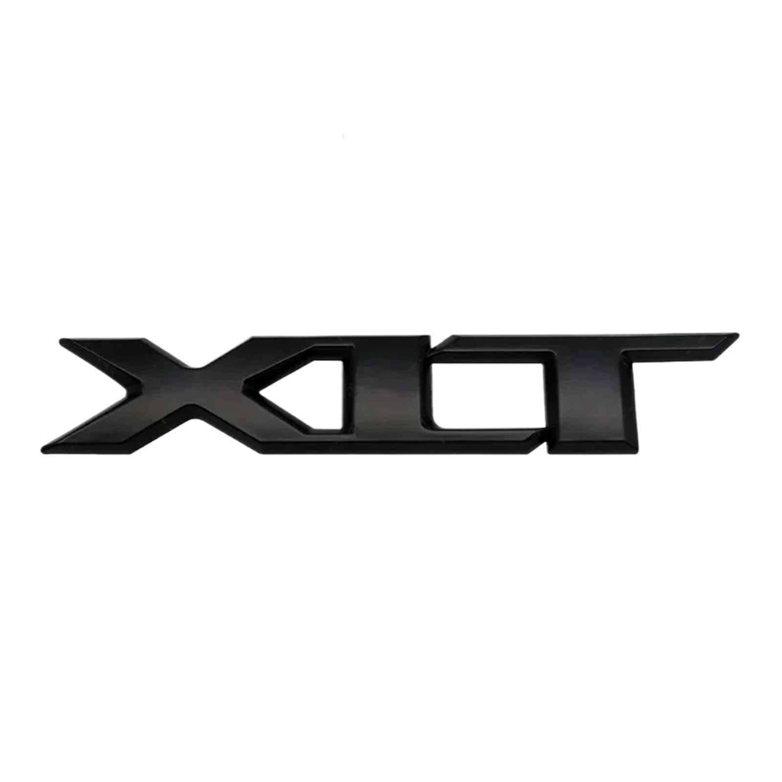 3D-Metall-Chrom-Rot-Schwarz-Logo XLT-Emblem Auto-Abzeichen Heckkoffer-Aufkleber Kompatibel mit XLT-Stikcer-Zubehör(Black) von SHIAIS