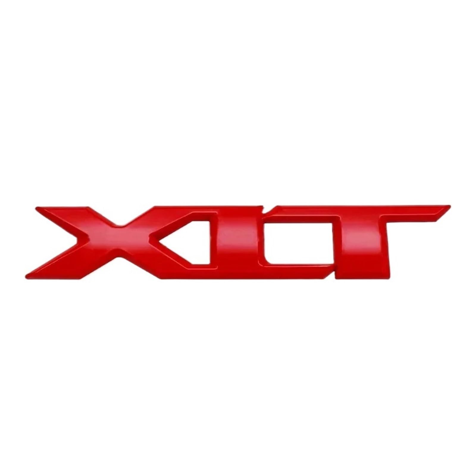 3D-Metall-Chrom-Rot-Schwarz-Logo XLT-Emblem Auto-Abzeichen Heckkoffer-Aufkleber Kompatibel mit XLT-Stikcer-Zubehör(Red) von SHIAIS