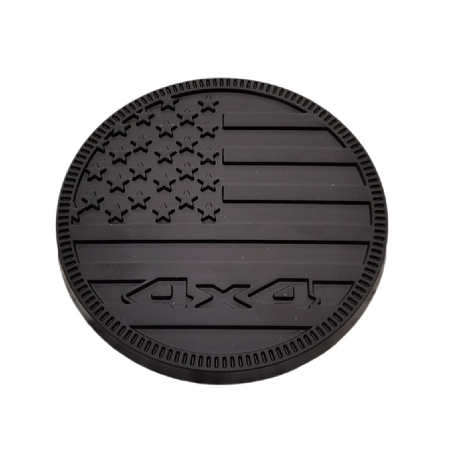 3D Metall Seite Hinten Stamm Abzeichen Emblem Aufkleber US Flagge Kompatibel Mit Auto Zubehör(Full Black) von SHIAIS