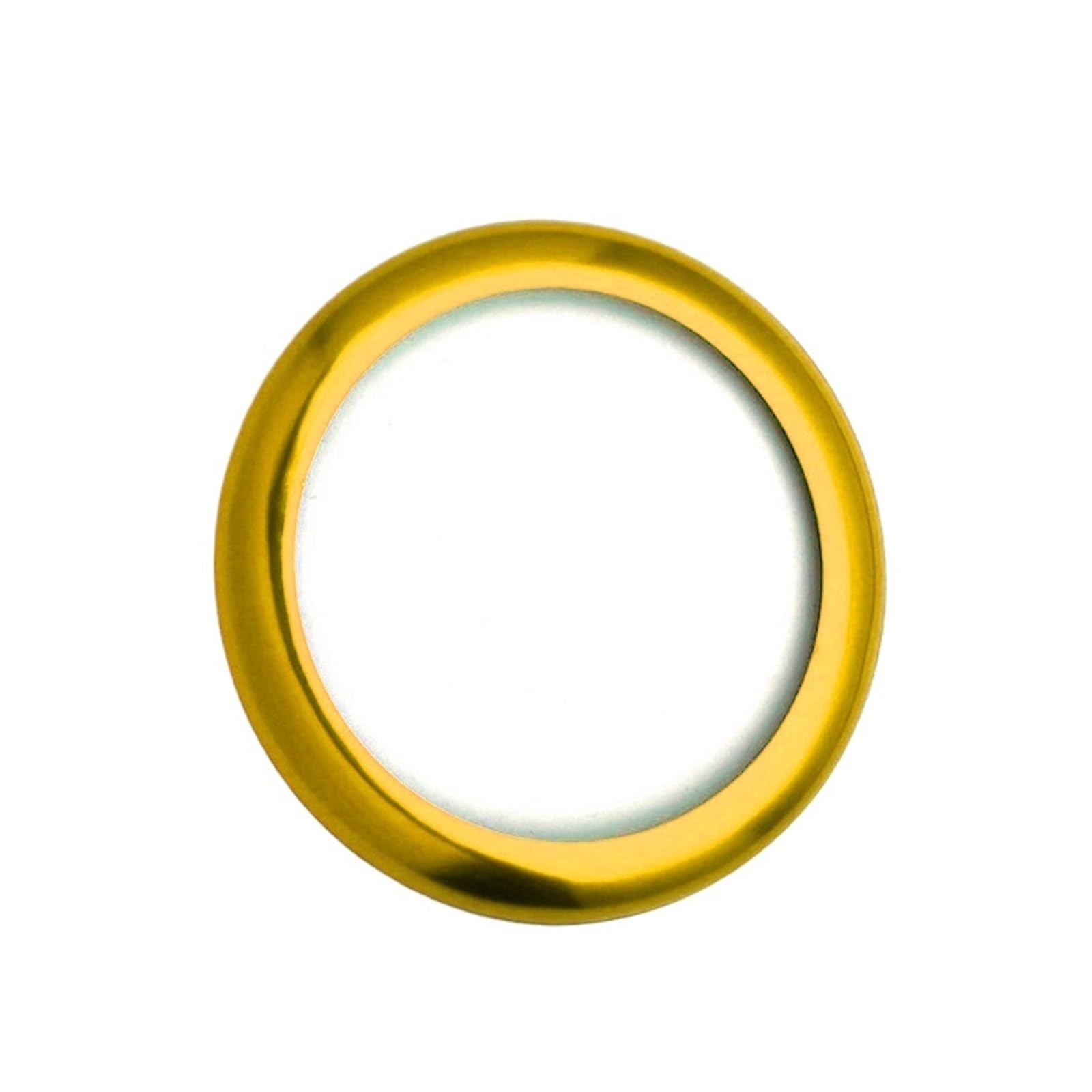 Auto-Heckabzeichen-Ringabdeckung, Logo-Rahmen, glänzender schwarz-rot-Blauer Aufkleber, kompatibel mit 1er-Serie F20/F21 2011–2019, Autozubehör(Gold) von SHIAIS