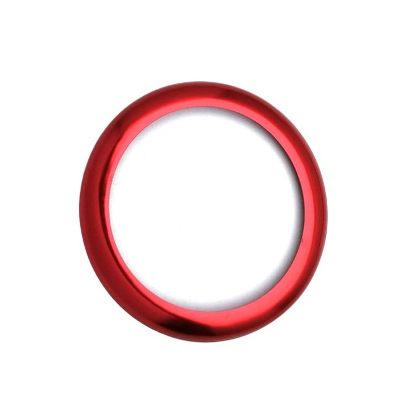 Auto-Heckabzeichen-Ringabdeckung, Logo-Rahmen, glänzender schwarz-rot-Blauer Aufkleber, kompatibel mit 1er-Serie F20/F21 2011–2019, Autozubehör(Red) von SHIAIS