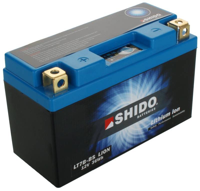 Lithium Batterie YT7B-BS, BS 12 V von SHIDO