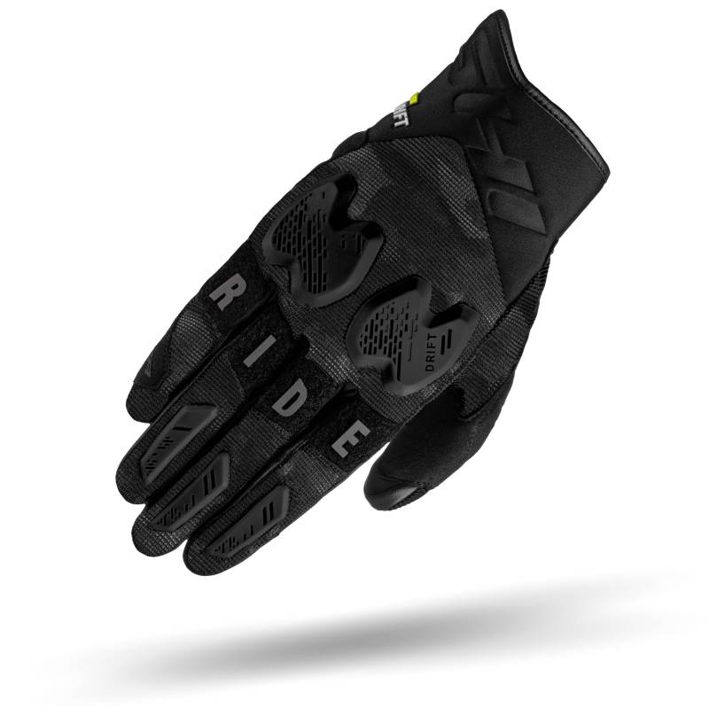 SHIMA DRIFT GLV Motorrad Handschuhe Herren Leder Kurze Sommer Motorradhandschuhe Schutz Touchscreen Stadt Lederhandschuhe Motorcycle Belüftet Verstärkt Perforiertes Leicht (Männer, Camo, 3XL) von SHIMA