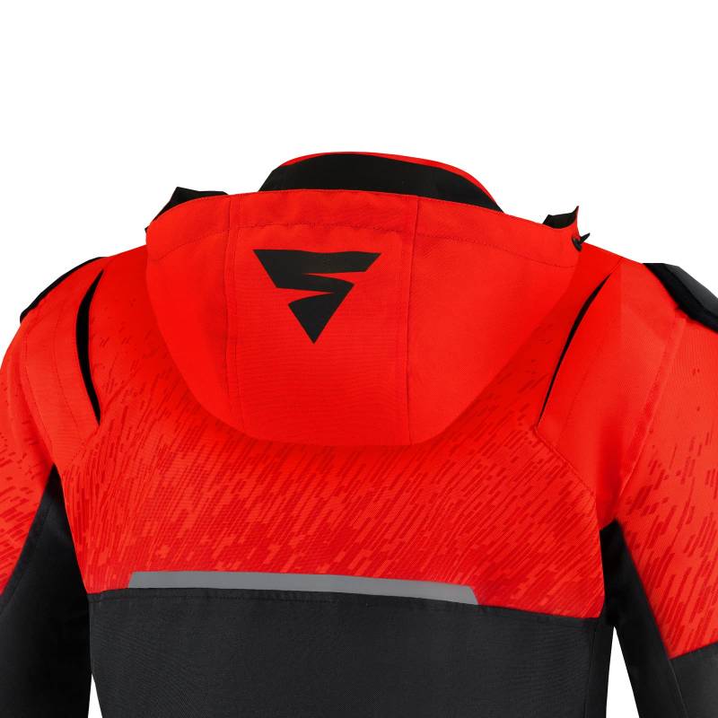 SHIMA DRIFT HOOD - Kapuze für SHIMA DRIFT Herrenjacke, Mehrfarbig | Reißverschlussverbindung (Rot, ONE SIZE) von SHIMA