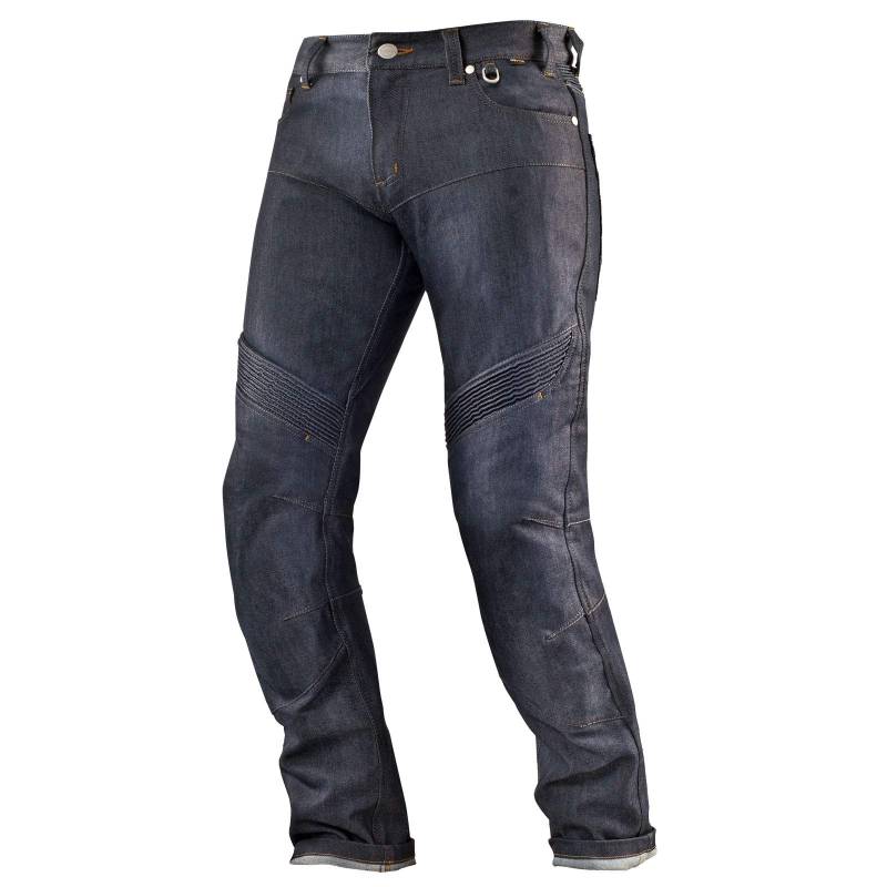 SHIMA GRAVITY Motorrad Jeans Herren mit Protektoren Knieprotektoren Motorradhose Kurzgrößen Hosen Herrenjeans Protektorenhose Textilhose Jeanshose Lang (Männer, Blau, 34/34) von SHIMA