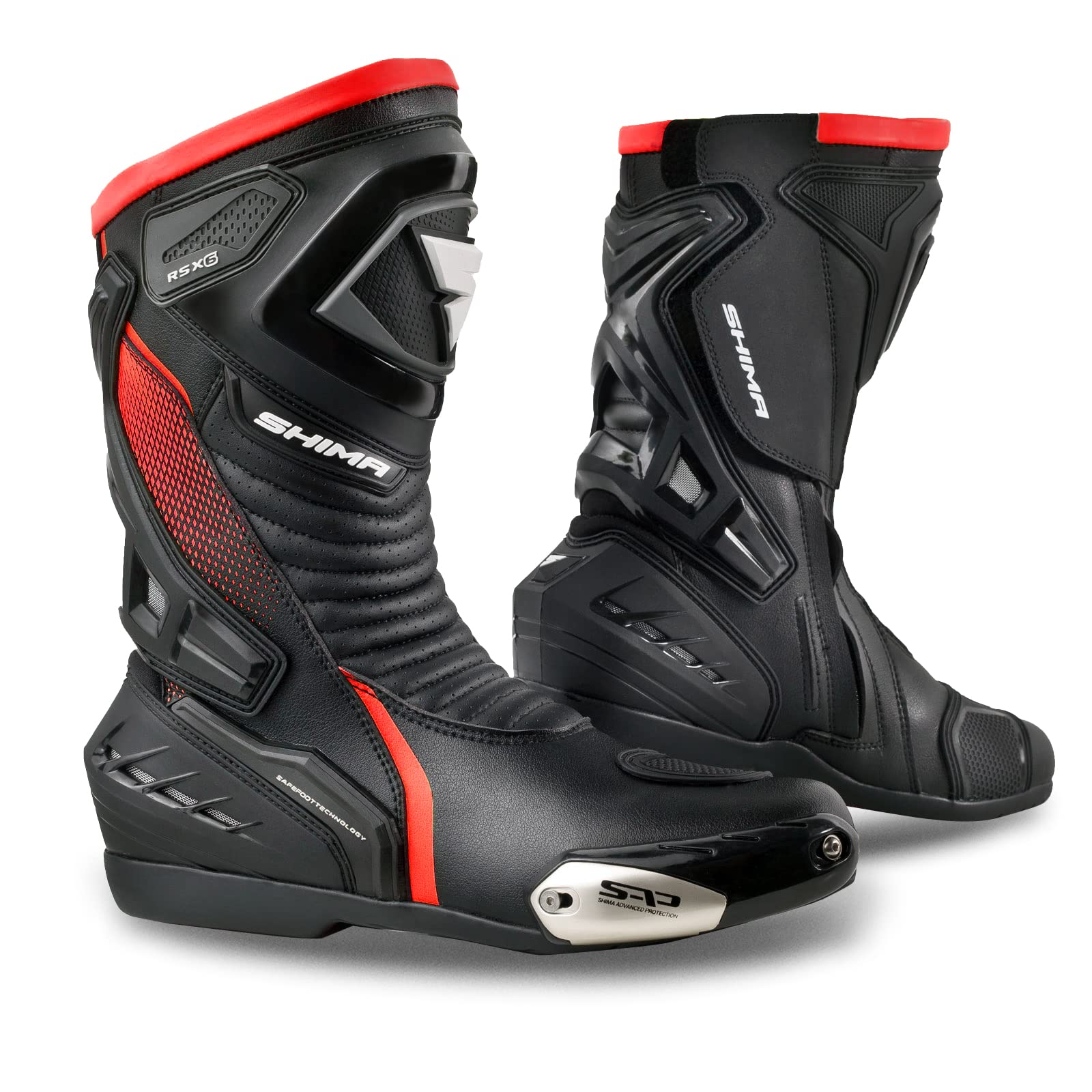 SHIMA Herren Rsx-6 Men Motorradschuhe, Red Fluo, 41 EU von SHIMA