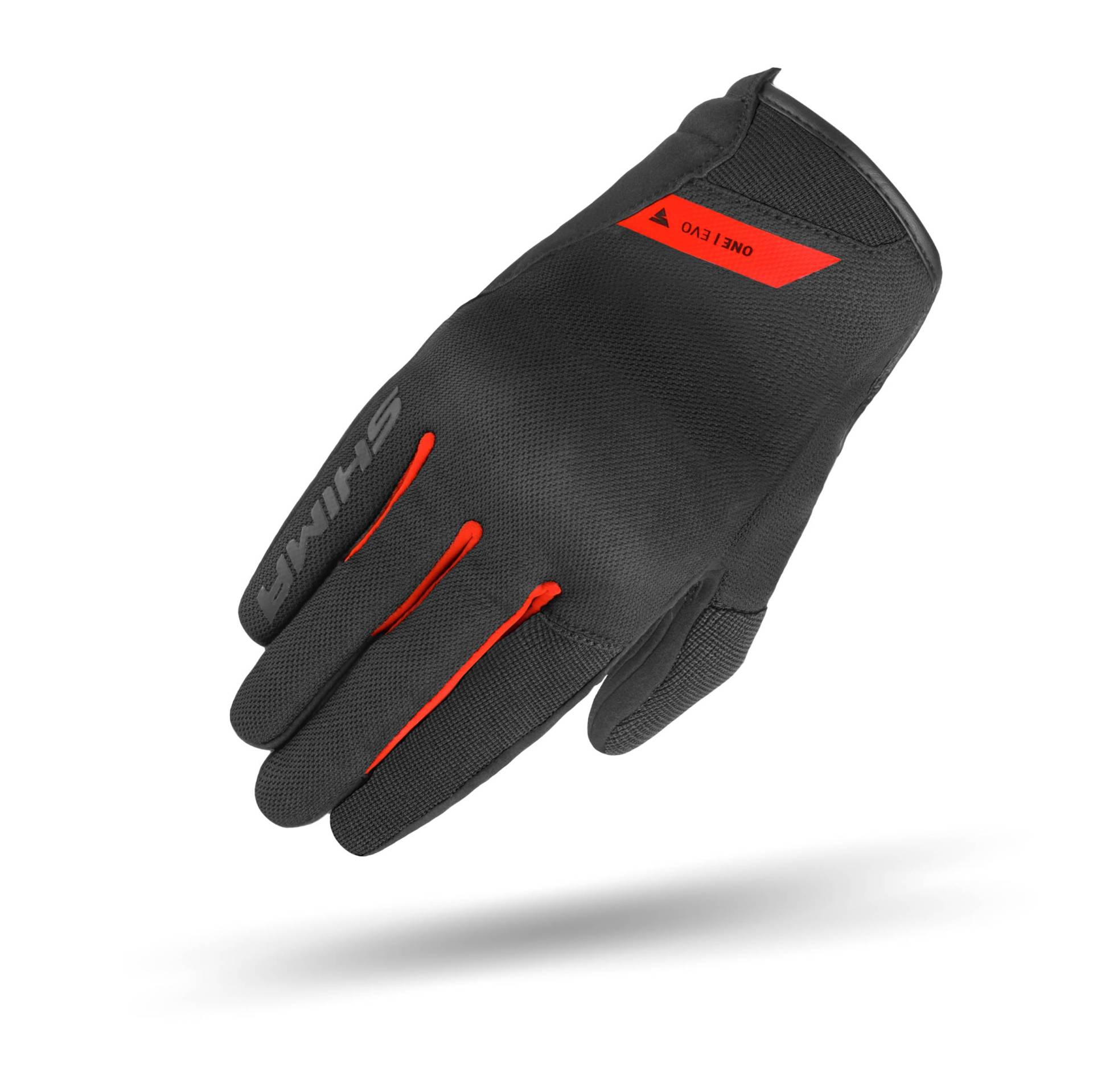 SHIMA ONE EVO Motorrad Handschuhe Herren Kurze Sommer Motorradhandschuhe Schutz Schutzkleidung Stadt Motorcycle Belüftet Verstärkt Leicht Motorbike Sommerhandschuh (Männer, Rot, 4XL) von SHIMA