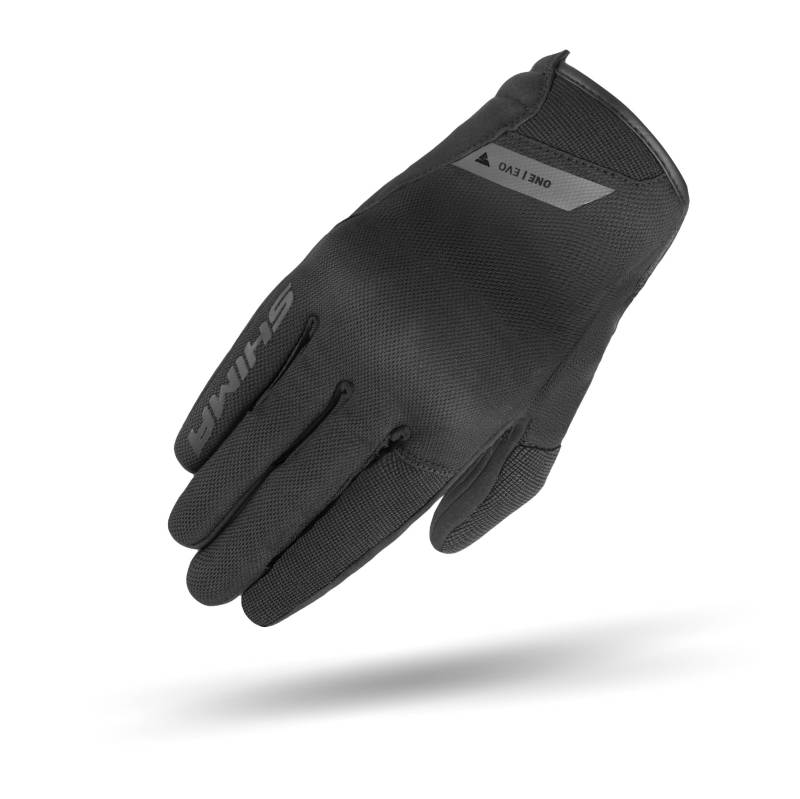 SHIMA ONE EVO Motorrad Handschuhe Herren Kurze Sommer Motorradhandschuhe Schutz Schutzkleidung Stadt Motorcycle Belüftet Verstärkt Leicht Motorbike Sommerhandschuh (Männer, Schwarz, 3XL) von SHIMA