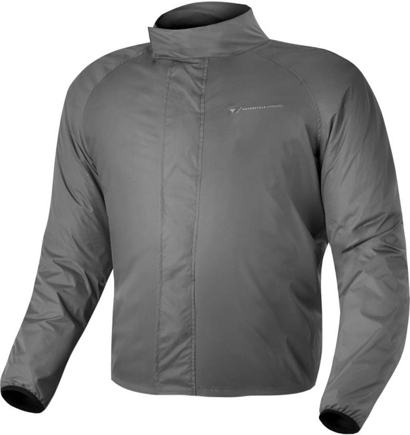 SHIMA RAINSHELL Herren Regenajacke | Wasserdichte Jacke | Regenbekleidung Wasserdicht mit Tragetasche (Grau, L) von SHIMA