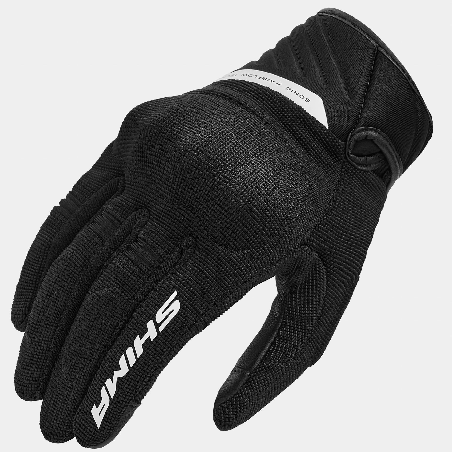 SHIMA SONIC Motorrad Handschuhe Damen Kurze Sommer Motorradhandschuhe Schutz Schutzkleidung Touchscreen Motorcycle Belüftet Verstärkt Leicht Motorbike Sommerhandschuh (Frauen, Weiß, S) von SHIMA