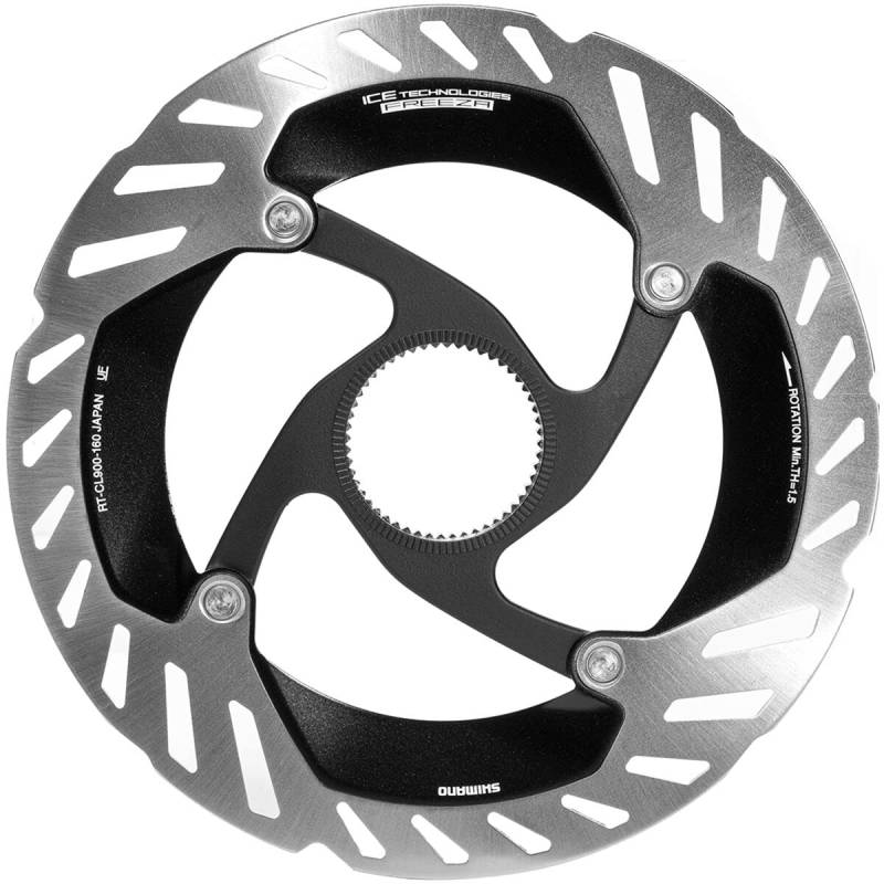 SHIMANO RT-CL900 Rotor - Centerlock Silver, 160mm von SHIMANO