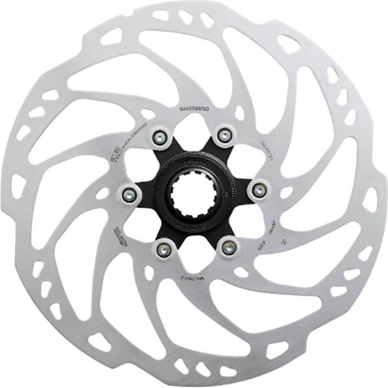 SHIMANO SLX SM-RT70 Rotor - Centerlock Black/Silver, 160mm von SHIMANO