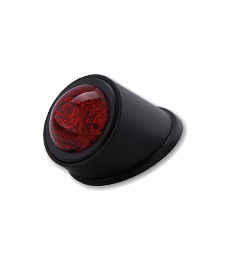 SHIN YO LED-Rücklicht OLD SCHOOL TYP1, schwarz, rotes Glas, E-gepr. (Black) von SHIN YO